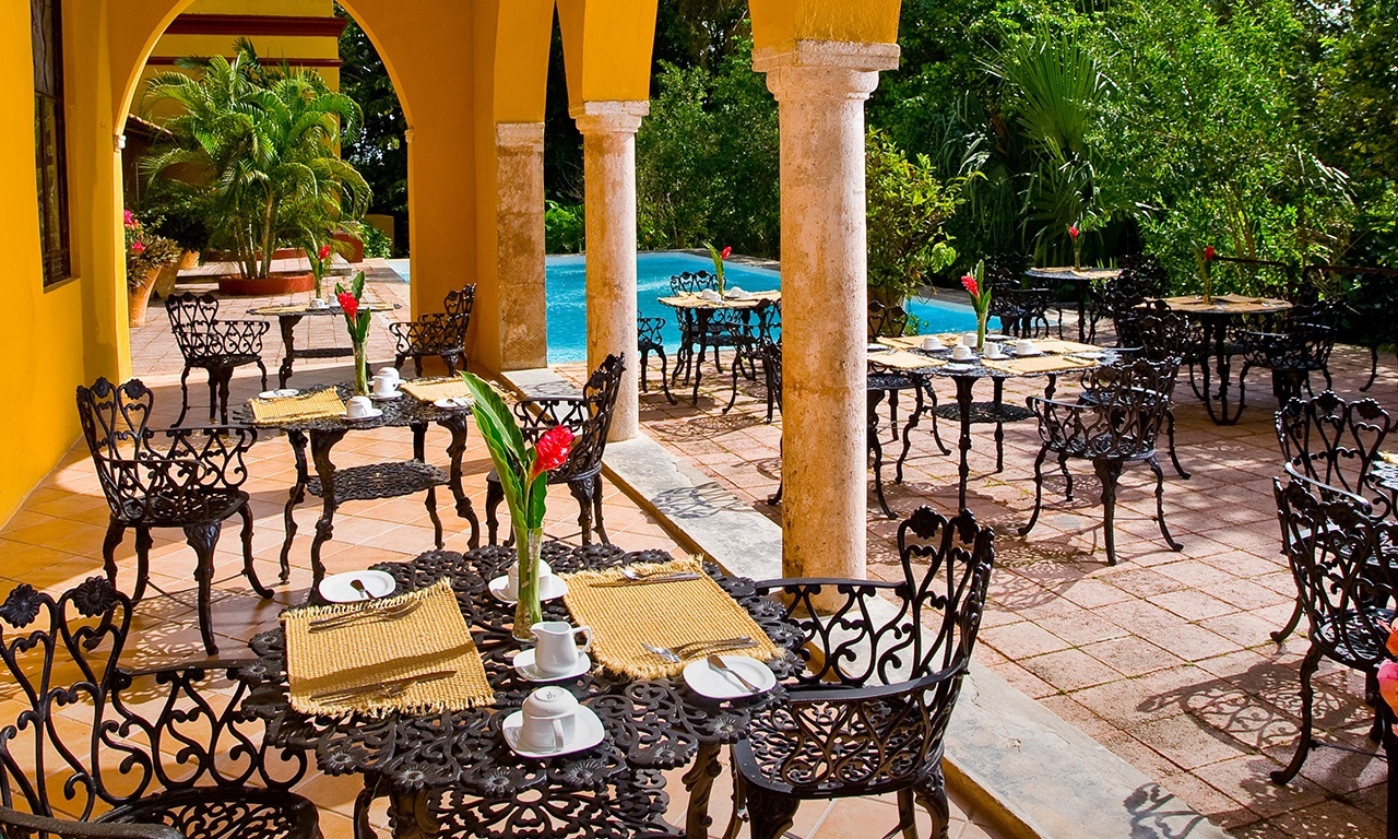 Restaurante de la hacienda en Mérida Yucatan | Hotel Hacienda Misné